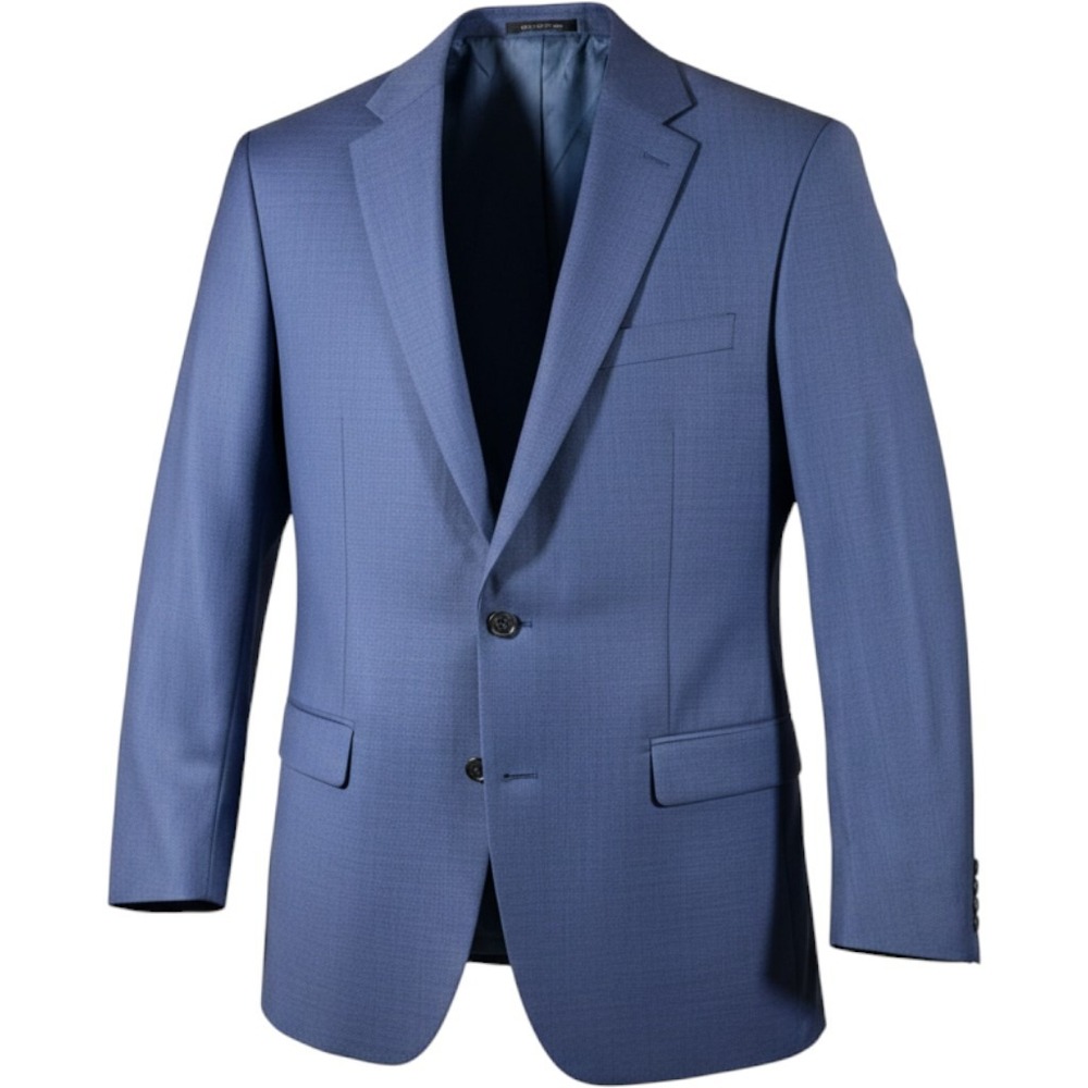 Lauren Ralph Lauren Mens 44L Blue Plaid 100% Wool Natural Stretch Blazer Jacket